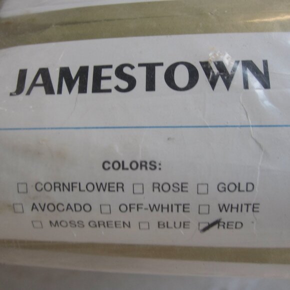 NEW Vintage Morgan Jones Jamestown Bedspread Full Rose Cream Chenille Fringe USA - Picture 4 of 7